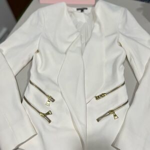 Express White Blazer 